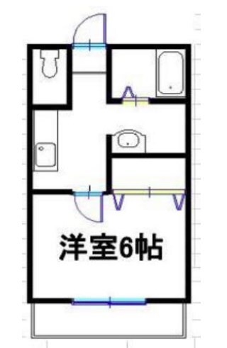 物件間取画像