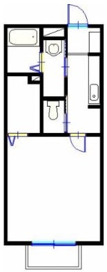 白浜の宮駅 徒歩6分 1階の物件間取画像