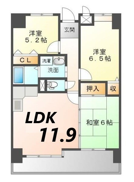 播磨高岡駅 徒歩4分 7階の物件間取画像