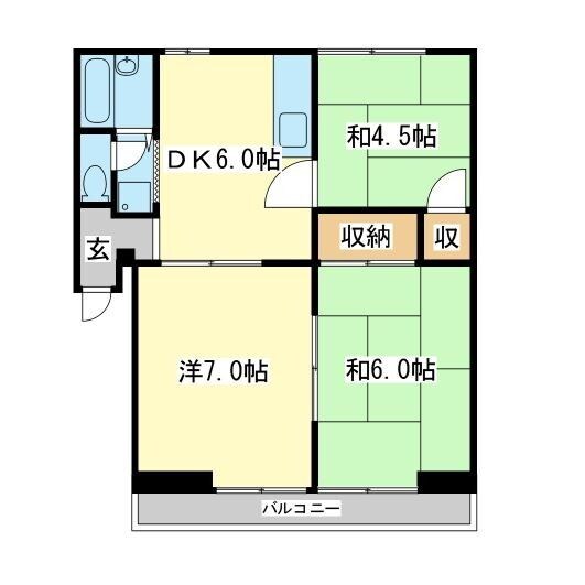 姫路駅 徒歩26分 3階の物件間取画像