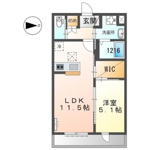 網干駅 徒歩15分 1階の物件間取画像