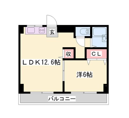 アメニティハイム白浜の物件間取画像