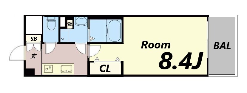 アルティザ姫路の物件間取画像