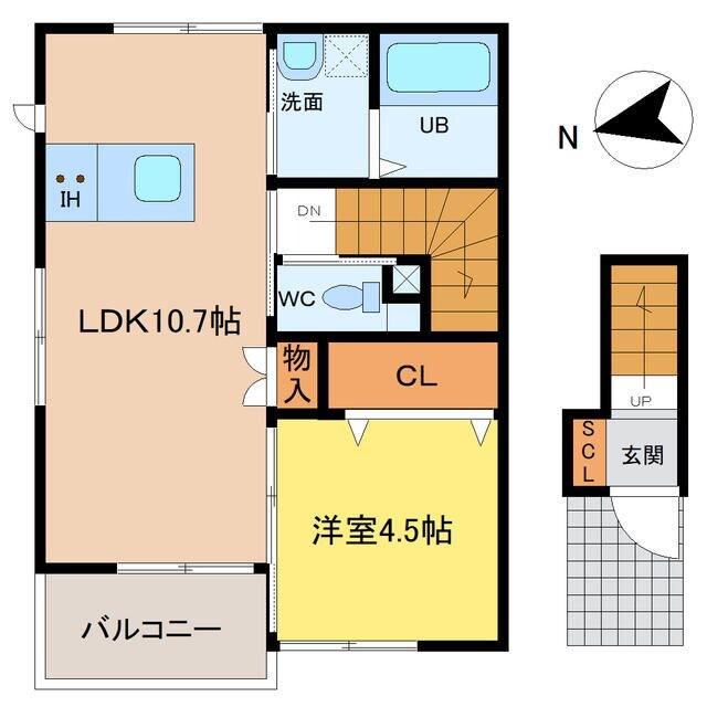 ラグーナ坂元の物件間取画像