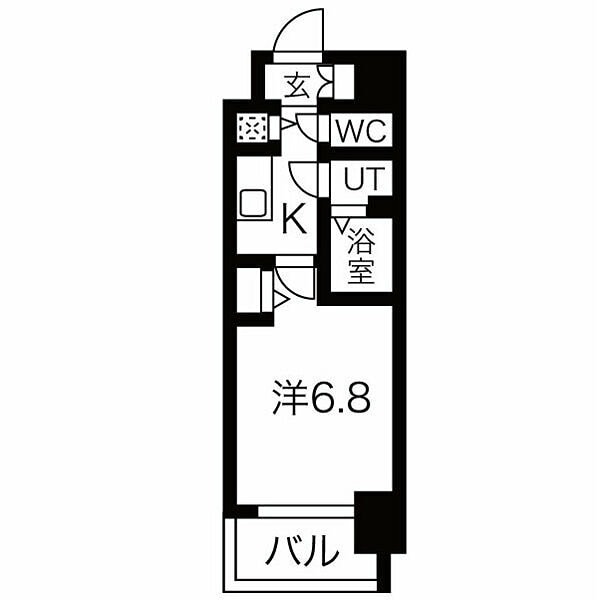 塚本駅 徒歩5分 10階の物件間取画像