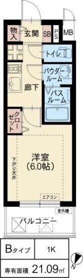 十三駅 徒歩10分 10階の物件間取画像