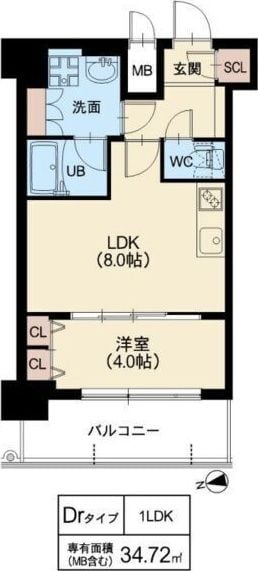 加島駅 徒歩7分 7階の物件間取画像