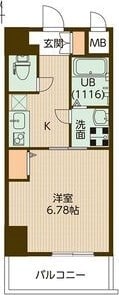 立花駅 徒歩3分 4階の物件間取画像