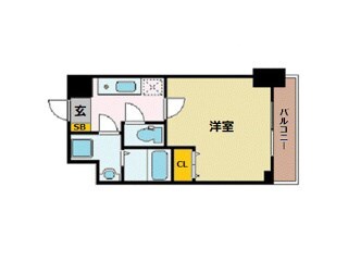 江坂駅 徒歩5分 5階の物件間取画像