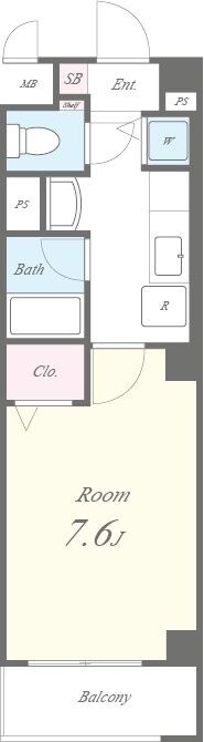 リヴェールの物件間取画像