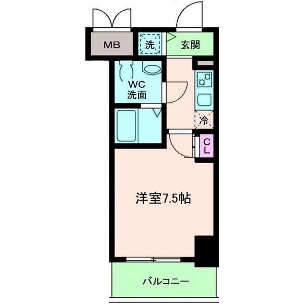 尼崎駅 徒歩2分 9階の物件間取画像