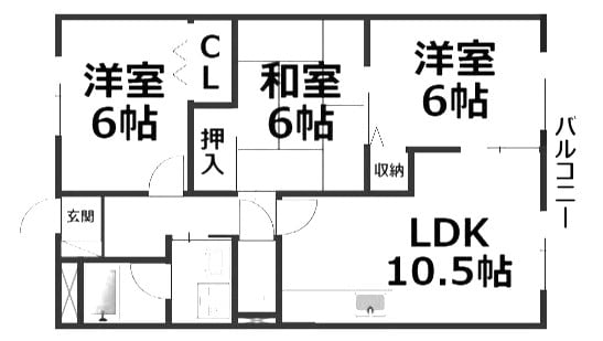 フローリーハイツIIの物件間取画像