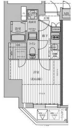 ファーストフィオーレ尼崎ウエストの物件間取画像