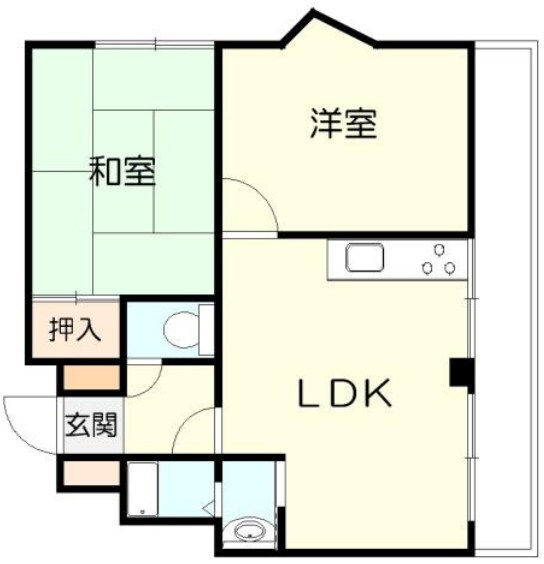 メゾン桜塚の物件間取画像