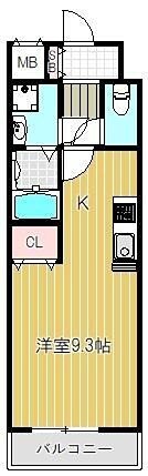 十三駅 徒歩5分 6階の物件間取画像