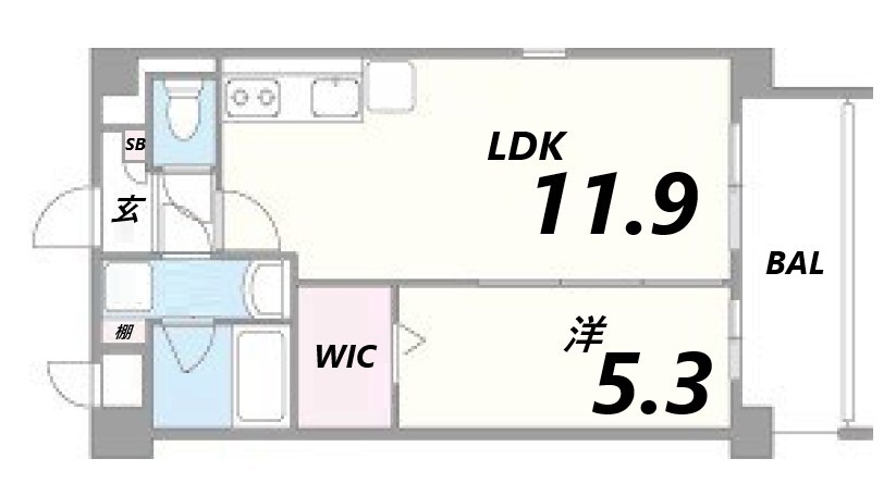 マ メゾン金楽寺の物件間取画像