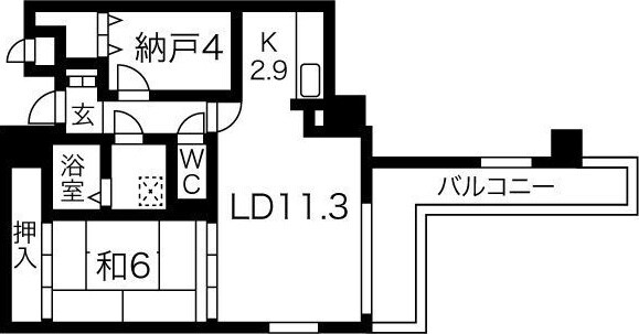 江坂駅 徒歩3分 2階の物件間取画像