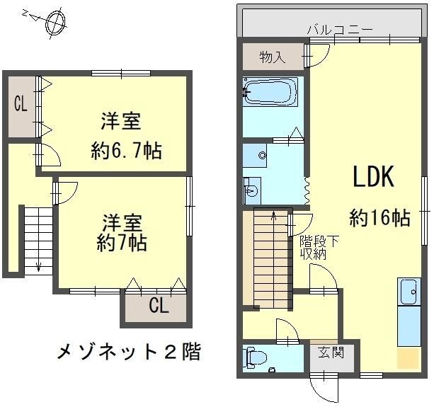 フライブルク瑞穂の物件間取画像