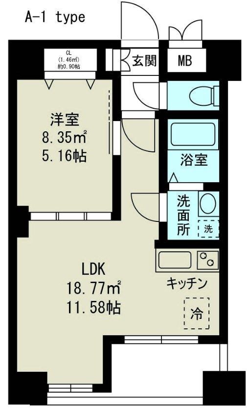 江坂駅 徒歩5分 12階の物件間取画像