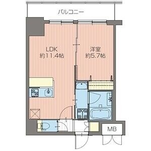 東三国駅 徒歩4分 7階の物件間取画像