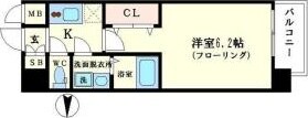 御幣島駅 徒歩5分 8階の物件間取画像