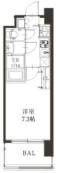 新大阪駅 徒歩5分 7階の物件間取画像