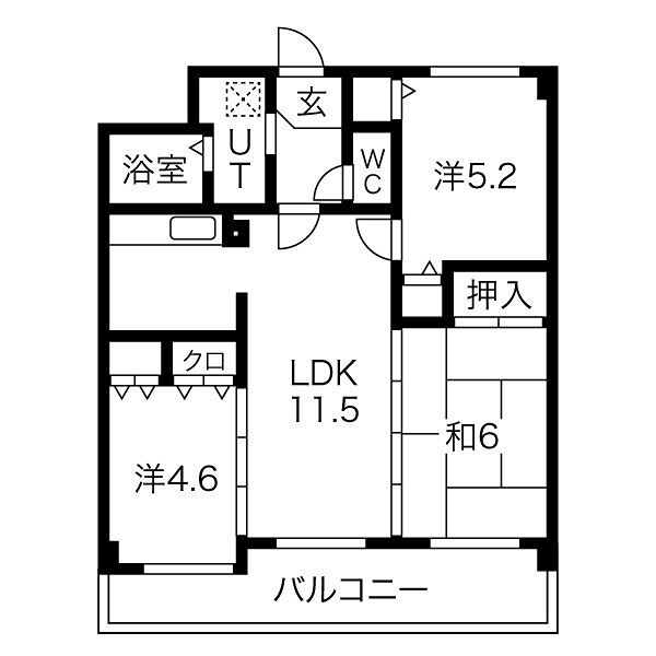 グラン・オーパの物件間取画像