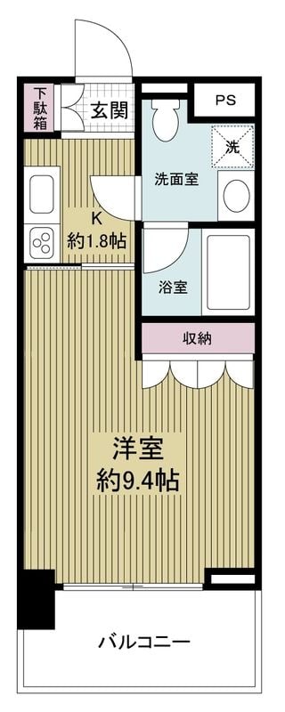 尼崎駅 徒歩5分 8階の物件間取画像