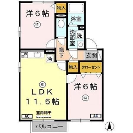 バンブーエの物件間取画像