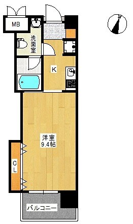 塚本駅 徒歩3分 5階の物件間取画像