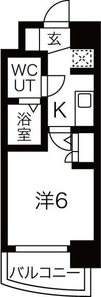 東三国駅 徒歩3分 8階の物件間取画像