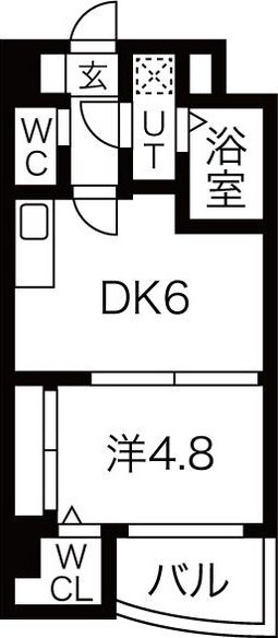 東三国駅 徒歩3分 9階の物件間取画像