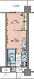 南吹田　駅 徒歩10分 9階の物件間取画像