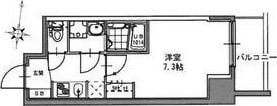 三国駅 徒歩10分 15階の物件間取画像