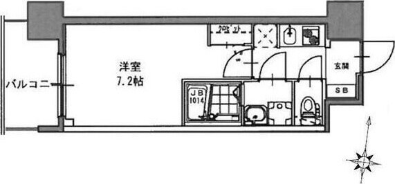 三国駅 徒歩7分 11階の物件間取画像