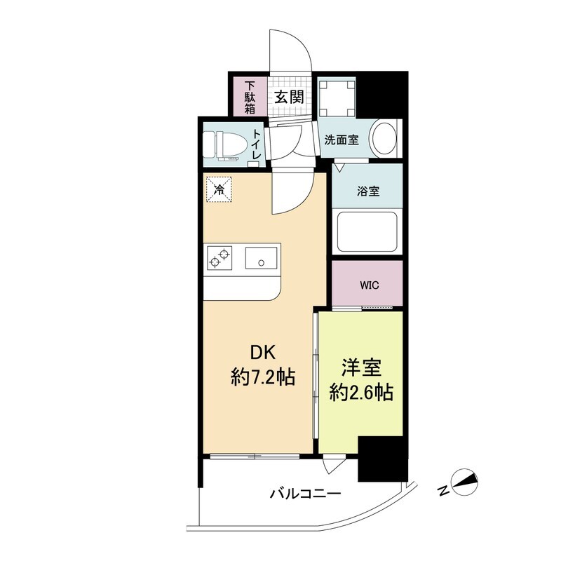 セレニテ江坂アリアの物件間取画像