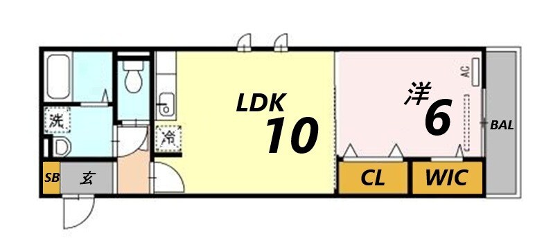 エスポワールの物件間取画像