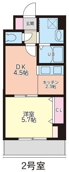 江坂駅 徒歩10分 4階の物件間取画像