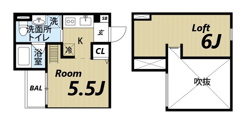 クラスティーネヴィラ尼崎の物件間取画像