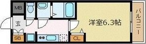 東淀川駅 徒歩3分 9階の物件間取画像