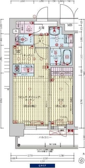 東淀川駅 徒歩3分 6階の物件間取画像