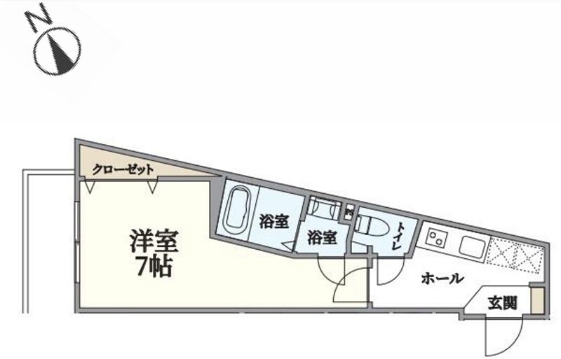 AILE上新庄の物件間取画像