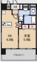 新大阪駅 徒歩9分 5階の物件間取画像