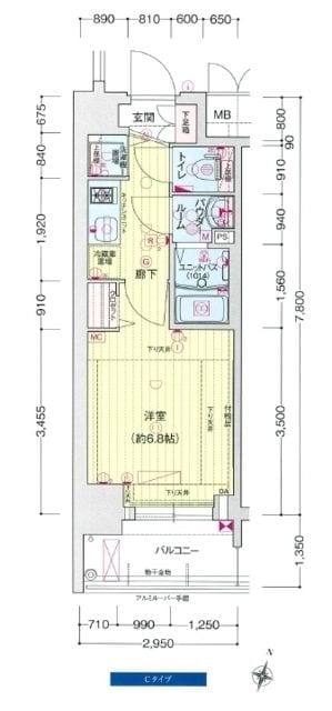 塚本駅 徒歩2分 3階の物件間取画像