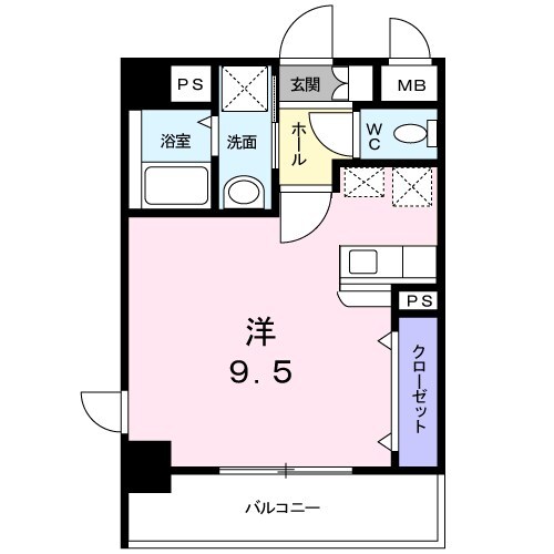 ディアコート小曽根の物件間取画像