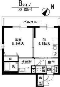 豊里セレニテの物件間取画像