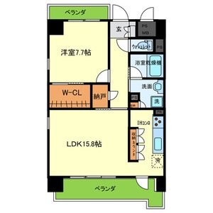 江坂駅 徒歩10分 2階の物件間取画像