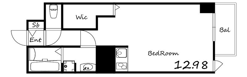 岡町駅 徒歩5分 3階の物件間取画像