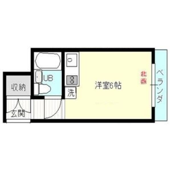 園田駅 徒歩4分 3階の物件間取画像