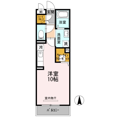 abcdマンション南塚口の物件間取画像